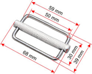 Stainless Steel Adjustable slide -sliding bar buckle